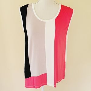 Threadz colorblock blouse size small